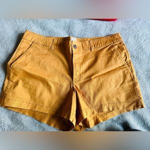 Gap Womens City Hot Pants Stretch Pockets Flat Front Cotton Blend